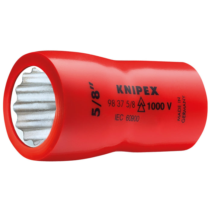 Knipex 98 37 5/8" 3/8" Drive 5/8" Hex Socket-1000V Insulated