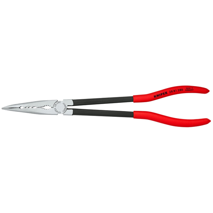Knipex 28 81 280 11" Extra Long Needle-Nose 45° Angled Pliers