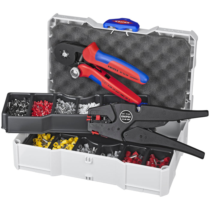 Knipex 97 90 10 Crimp Assortments with 12 40 200 and 97 53 04