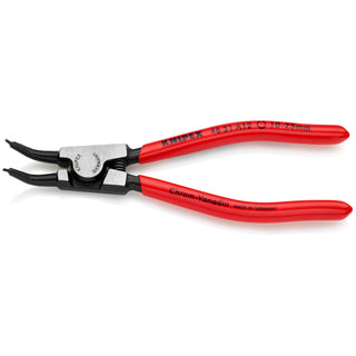 Knipex 46 31 A12 SBA 5 1/2" External 45° Angled Snap Ring Pliers-Forged Tips