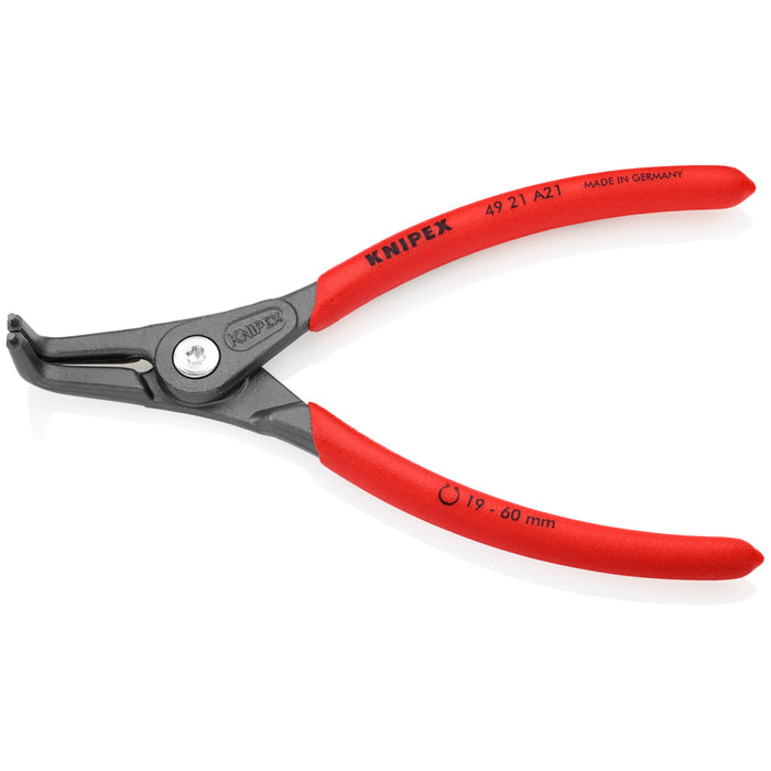 Knipex 49 21 A21 6 1/2" External 90° Angled Precision Snap Ring Pliers
