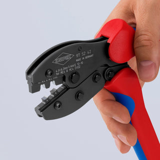 Knipex 97 52 42 PreciForce Crimping Pliers for MC4/MC4 EO 2, 8 1/2"