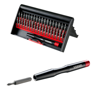 Vessel Tools 9836 Precision Screwdriver & Interchangeable Bit Set, 36 Pc.