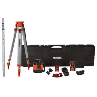 Johnson 99-028K Electronic Self-Leveling Dual Slope Horizontal/Vertical Rotary Laser System