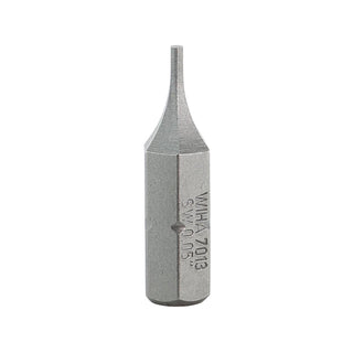 Wiha Tools 71329 Hex Inch Insert Bits, .050" x 25 mm, 10 Pk.