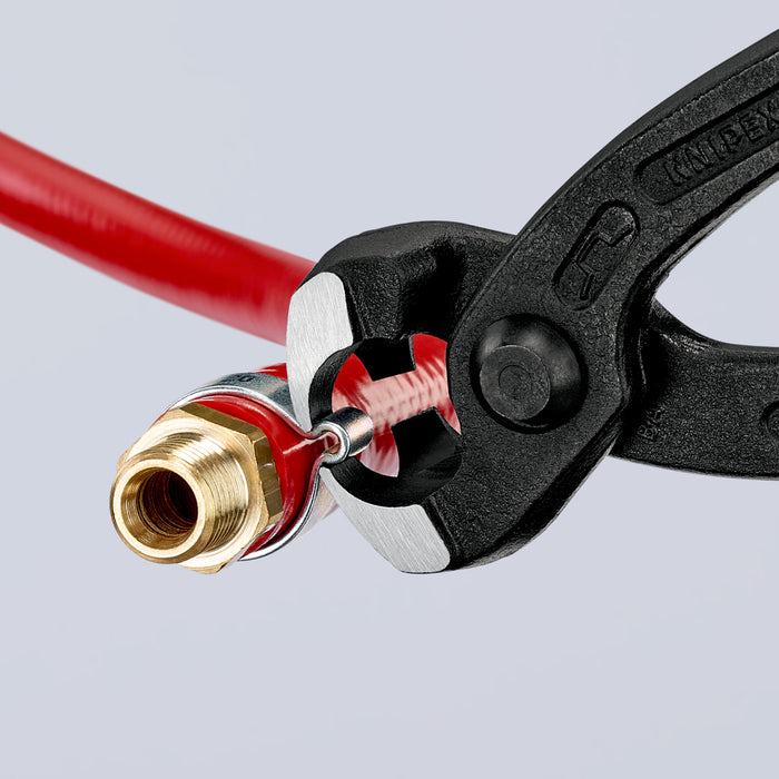 Knipex 10 99 I220 8 3/4" Ear Clamp Pliers with Front and Side Jaws