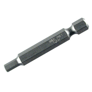 Wiha Tools 74325 Hex Metric Power Bit, 2.5 mm x 50 mm, 10 Pk.