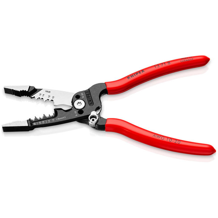 Knipex 13 71 8 8" Forged Wire Stripper 20-10 AWG
