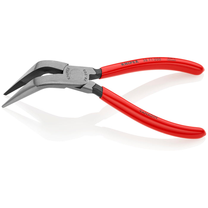 Knipex 38 71 200 8" Long Nose 70° Angled Pliers without Cutter