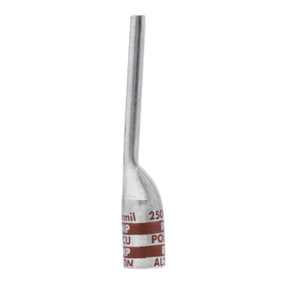 NSI AL250N 250 MCM 1/2” 2-Hole Aluminum Long Lug – Red