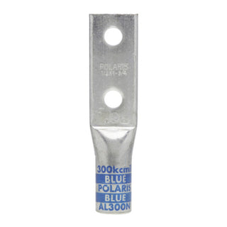 NSI AL300N 300 MCM 1/2” 2-Hole Aluminum Long Lug – Blue