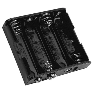 Philmore BH341 AA-Cell Holder, 4 Batteries