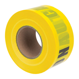 NSI BT-305 Caution Tape 3 Inch 4 Mil Yellow