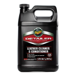 Meguiar's D18001 Liquid Leather Cleaner & Conditioner, 1 Gallon