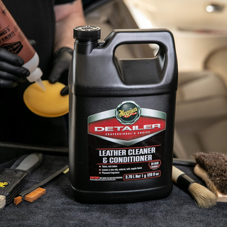 Meguiar's D18001 Liquid Leather Cleaner & Conditioner, 1 Gallon