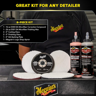 Meguiar's DMCKIT5 DA Microfiber Complete Paint Correction System, 5" Starter Kit