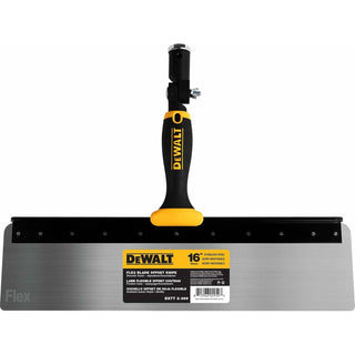 Dewalt DXTT-2-389 6" Offset Knife, 0.5mm Stainless Steel FLEX Blade Soft-Grip Handle