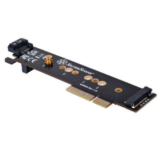 SilverStone ECM28 1 x NVMe & 1 x SATA M.2 SSD to PCIe x4 1U Adapter Card