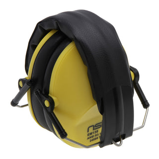 NSI EM-138 Over-the-Head Noise Reducing Earmuffs, 21dB Low-Profile Design