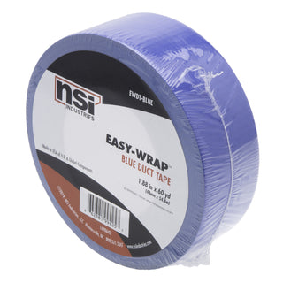 NSI EWDT-BLUE General-Purpose Blue Cloth Duct Tape, 2in Wide, 60yd Long