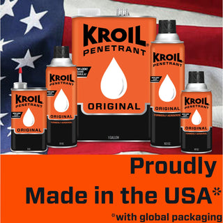 Kroil KL011 Original Penetrant Oil, 1 Gallon - For Rusted Bolts, Metal, Hinges, Chains, Moving Parts