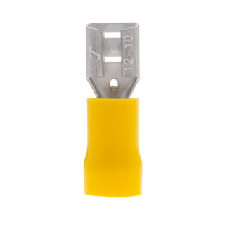 NSI F12-250-3V-S 12-10 AWG Female DiWire Terminal Female Disconnect Vinyl Insulated 12-10 Awg .250 X .032 Clamshell (15 Ea)sconnect .250X.032 15 Per Pack