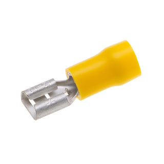 NSI F12-250-3V-S 12-10 AWG Female DiWire Terminal Female Disconnect Vinyl Insulated 12-10 Awg .250 X .032 Clamshell (15 Ea)sconnect .250X.032 15 Per Pack