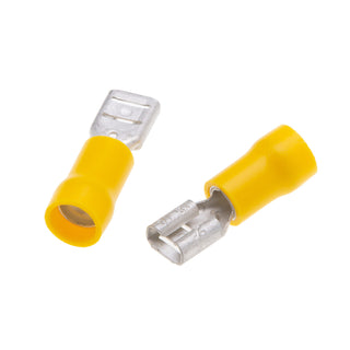 NSI F12-250-3V-BULK 12-10 Awg Vinyl Insulated Female Disconnect .250X.032 Tab 500 Per Pack