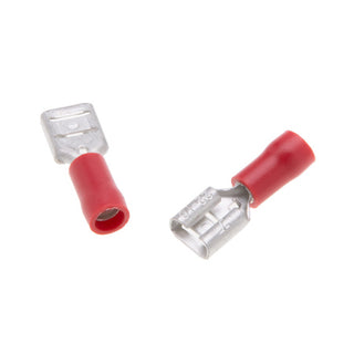 NSI F22-250-3V-P Wire Terminal Female Disconnect Vinyl Insulated 22-18 Awg .250 X .032 Bottle 80 Pack