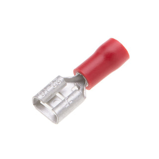 NSI F22-250-3V-S Wire Terminal Female Disconnect Vinyl Insulated 22-18 Awg .250 X .032 Clamshell 25 Pack