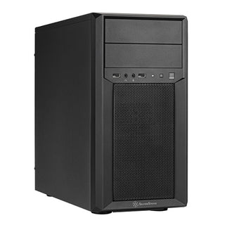 SilverStone FA313-B FARA 313, Compact Micro-ATX Tower Chassis With Tremendous Storage Drive Compatibility