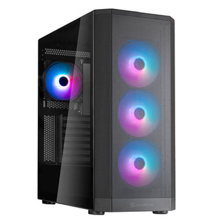 SilverStone FA514X-WG FARA 514X Experience High Airflow: ATX Mid-Tower Chassis with Dual Radiator Support and Captivating ARGB Lighting