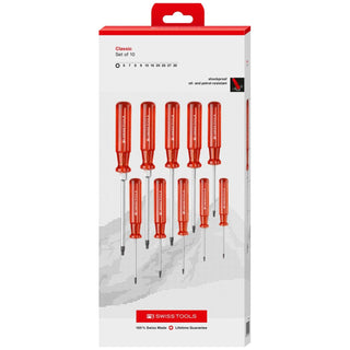 PB Swiss Tools PB 1402.CBB Classic Screwdrivers Set, TORX®, 10 pcs