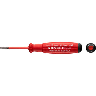 Pb Swiss Tools PB 58100.00-45/2 SwissGrip VDE Screwdriver, Insulated 2 x 45mm