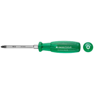 PB Swiss PB 6192.S 2-100 Multicraft Screwdrivers for Pozidriv Screws, L - 210 mm