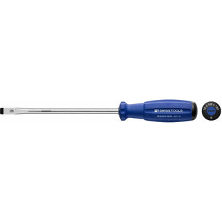 PB Swiss Tools PB 8100.6-180 BL, SwissGrip Screwdrivers Slotted, 10 x 180mm