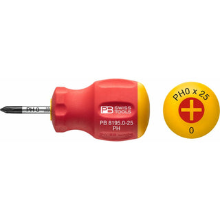 PB Swiss Tools PB 8195.0-25 Swiss Grip Stubby Screwdrivers 4 mm