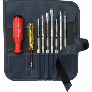 PB Swiss Tools PB 8218.GY V01 SwissGrip Screwdriver Set With Interchangeable Blades