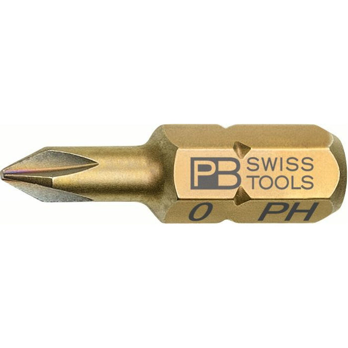 PB Swiss Tools PB C6.190/0 Precision Bit, Phillips PH 0