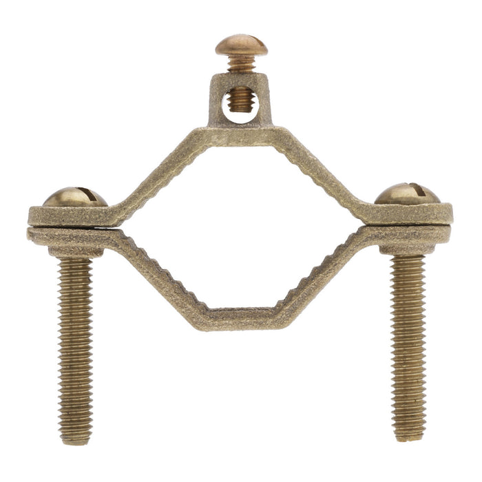 NSI G-2-SDB-SB Heavy Duty Bronze Ground Clamp, 1-1/4″ to 2″ Pipe, for Burial