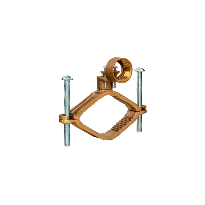 NSI G-24 Bronze Ground Clamp for Rigid Conduit, 2-1/2″ to 4″ Pipe, 1″ Hub