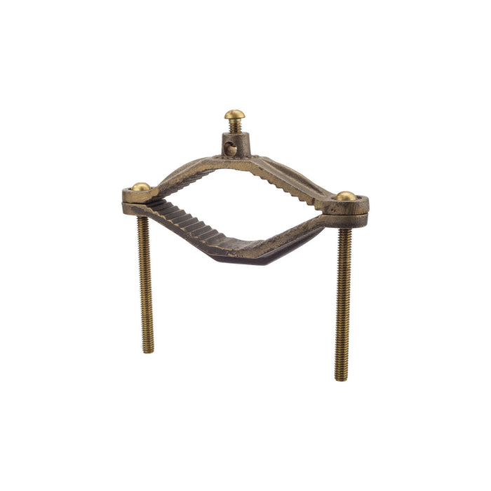 NSI G-4-SBS Direct Burial Bronze Ground Clamp, 2-1/2″ to 4″ Pipe, Rebar, Rods