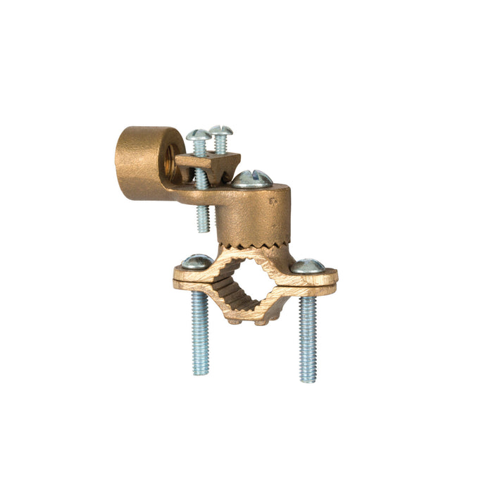 NSI G-5 Bronze Ground Clamp for Rigid Conduit, 1/2″ to 1″ Pipe, 1/2″ Hub
