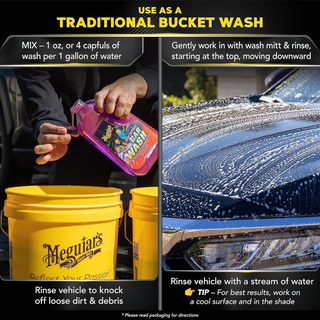 Meguiar's G10464 Deep Crystal Liquid Car Wash, 64 oz