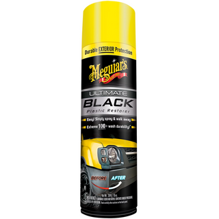 Meguiar's G16910 Ultimate Black Plastic Restorer Aerosol