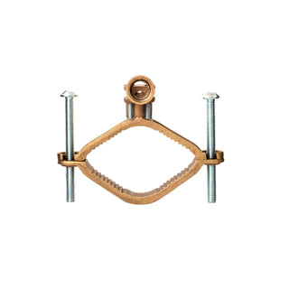 NSI G-18 Bronze Ground Clamp for Rigid Conduit, 2-1/2″ to 4″ Pipe, 1/2″ Hub