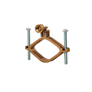 NSI G-18 Bronze Ground Clamp for Rigid Conduit, 2-1/2″ to 4″ Pipe, 1/2″ Hub