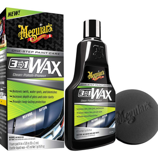 Meguiar's G191016 One-Step 3-in-1 Wax, 16 .oz