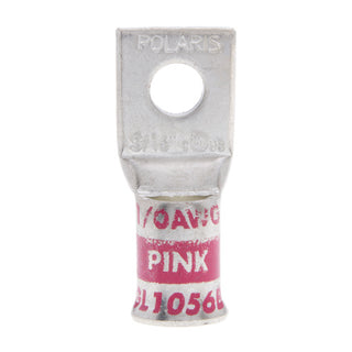 NSI GL1056B 1-Hole Copper Short Lug – Pink – Bell End 1/0 AWG 5/16 Inch