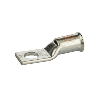 NSI GL3048B 3/0 AWG 1/2” 1-Hole Copper Short Lug – Orange – Bell End